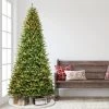 10ft Puleo Pre-Lit Full Berkshire Fir Artificial Christmas Tree Clear Lights