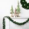 Northlight 18' x 3" Pre-Lit Pine Artificial Christmas Garland, Pure White LED Faceted Lights