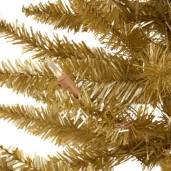 Evergreen Classics Home Heritage 7 Foot Prelit Artificial Pencil Christmas Holiday Tree with White LED Lights, Folding Metal Stand and Easy Assembly -Outlet Xmas Decor Tree Store GUEST 2bf3eb95 4ddd 49c4 8d3b 3bf2b732ff14