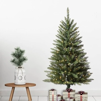 Haute Decor Haute Décor 4' Pre-Lit LED Dumont Fir Artificial Christmas Tree White Lights 3 Haute Decor Haute Décor 4' Pre-Lit LED Dumont Fir Artificial Christmas Tree White Lights