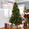 Best Choice Products Pre-Lit Hinged Douglas Full Fir Artificial Christmas Tree Holiday Decoration w/ Lights
