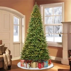 10ft Puleo Pre-Lit Full Berkshire Fir Artificial Christmas Tree Clear Lights -Outlet Xmas Decor Tree Store GUEST 2e39d626 73a8 4be6 8a3e 22c04c72a4de
