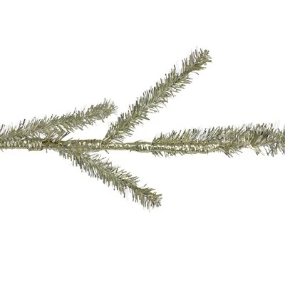 Northlight 3' Unlit Artificial Christmas Twig Tree Full Champagne Tinsel 4 Northlight 3' Unlit Artificial Christmas Twig Tree Full Champagne Tinsel - Image 2