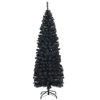 Costway 6FT Tinsel Tree Slim Pencil Christmas Tree Silver Champagne Goldblue 11 Costway 6FT Tinsel Tree Slim Pencil Christmas Tree Silver Champagne Goldblue - Image 9