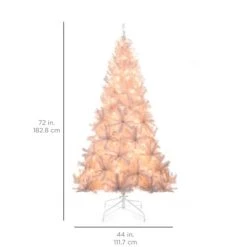 Best Choice Products Pre-Lit Premium Hinged White Artificial Christmas Pine Tree w/ Lights, Stand, PVC Branch Tips 17 Best Choice Products Pre-Lit Premium Hinged White Artificial Christmas Pine Tree w/ Lights, Stand, PVC Branch Tips -Outlet Xmas Decor Tree Store GUEST 321d5c48 6c72 4dfb bd4b d71c9faae961