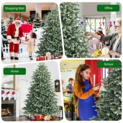 Costway 7ft Artificial Christmas Spruce Hinged Tree w/ 1260 Mixed PE & PVC Tips 15 Costway 7ft Artificial Christmas Spruce Hinged Tree w/ 1260 Mixed PE & PVC Tips -Outlet Xmas Decor Tree Store GUEST 3387f5f6 0fed 4bb4 9efc 570481a8b6c3