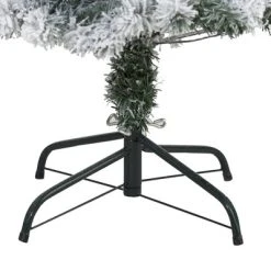 4ft Nearly Natural Pre-Lit LED Flocked Rock Springs Spruce Artificial Christmas Tree Clear Lights -Outlet Xmas Decor Tree Store GUEST 349ad01b 063e 4ba9 8a7f 54e1f2b4d37c