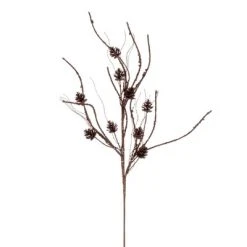 Vickerman 32" Mini Pinecone Twig Glitter Spray -Outlet Xmas Decor Tree Store GUEST 34cc88eb 2f18 4b2a a7e5 a28d8fe7a22d