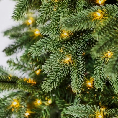 Evergreen Classics Pre-Lit Artificial Holiday Tree with LED Lights and Metal Stand 4 Evergreen Classics Pre-Lit Artificial Holiday Tree with LED Lights and Metal Stand - Image 2