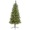 Nearly Natural 6’ Wisconsin Slim Snow Tip Pine Prelit LED Artificial Christmas Tree -Outlet Xmas Decor Tree Store GUEST 34ed365a 755f 437a 806a 01a1abb94e08