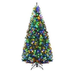 Costway 7Ft Pre-Lit Artificial Christmas Tree Hinged 500 LED Lights 16 Costway 7Ft Pre-Lit Artificial Christmas Tree Hinged 500 LED Lights -Outlet Xmas Decor Tree Store GUEST 3688a06c 82de 47aa 886f c77d05d2340c