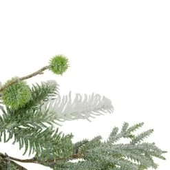 Northlight 5' X 10" Frosted Pine and Pine Cone Christmas Garland, Unlit -Outlet Xmas Decor Tree Store GUEST 387f4dd2 395c 4859 9355 2ec0b01eacab