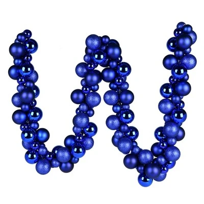 Vickerman 6' Assorted Ornament Ball Christmas Garland 16 Vickerman 6' Assorted Ornament Ball Christmas Garland - Image 14