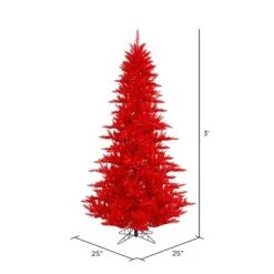 Vickerman Red Fir Artificial Christmas Tree
