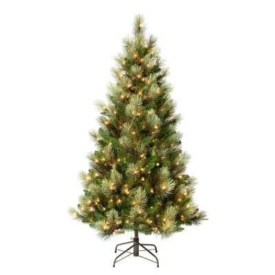 National Tree Company First Traditions Pre-Lit Charleston Pine Hinged Artificial Christmas Tree Clear Lights 6 National Tree Company First Traditions Pre-Lit Charleston Pine Hinged Artificial Christmas Tree Clear Lights - Image 4