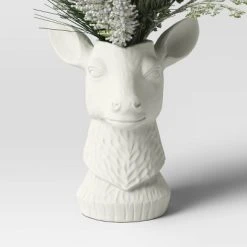 14" Potted Mixed Greenery in Deer Vase Christmas Artificial Plant - Wondershop™ 7 14" Potted Mixed Greenery in Deer Vase Christmas Artificial Plant - Wondershop™ -Outlet Xmas Decor Tree Store GUEST 3a75b11d f3eb 493b 8794 395c6a3a304a