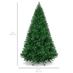 Best Choice Products Premium Hinged Artificial Christmas Pine Tree w/ Metal Base -Outlet Xmas Decor Tree Store GUEST 3b326e5e df24 4d2f 93c2 834e9b95a607