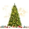 Tangkula Pre-Lit Christmas Spruce Tree Hinged Artificial Tree, Party Decoration w/ Tips, Lights, Pine Cones 2 Tangkula Pre-Lit Christmas Spruce Tree Hinged Artificial Tree, Party Decoration w/ Tips, Lights, Pine Cones -Outlet Xmas Decor Tree Store GUEST 3c7124be dcc2 4635 b8d9 fb717b68aa2f