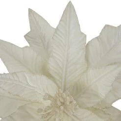 Northlight 24" Cream Glittered Poinsettia Christmas Stem Spray -Outlet Xmas Decor Tree Store GUEST 3cbf2aed fb02 425c bbb0 b8ed3969ebc8