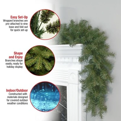 National Tree Company Artificial Christmas Garland, Green, Norwood Fir, Christmas Collection, 9 Feet 6 National Tree Company Artificial Christmas Garland, Green, Norwood Fir, Christmas Collection, 9 Feet - Image 4