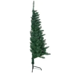 HOMCOM Half Artificial Christmas Tree Holiday Decoration with Auto Open, Steel Base 15 HOMCOM Half Artificial Christmas Tree Holiday Decoration with Auto Open, Steel Base -Outlet Xmas Decor Tree Store GUEST 3d720f79 3e7d 4d41 9d57 a73acaf32841
