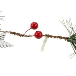 Northlight 6.5' Pre-Lit Tree, Stars and Pine Christmas Garland, Warm White LED Lights -Outlet Xmas Decor Tree Store GUEST 3dc0631e 10eb 42af af6c f60ebfaa6a10