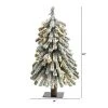 2ft Nearly Natural Pre-Lit Flocked Grand Alpine Artificial Christmas Tree Clear Lights -Outlet Xmas Decor Tree Store GUEST 3dd10ad3 fe6a 4c28 bf22 ebeb15c050ca