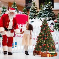 Tangkula Pre-lit Artificial Christmas Tree Includes LED Lights & Branch Tips -Outlet Xmas Decor Tree Store GUEST 3e840961 c2ff 4d30 a90f 14a016e15ae1