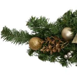 Northlight 32" Gold Poinsettia and Pinecone Artificial Christmas Swag, Unlit 5 Northlight 32" Gold Poinsettia and Pinecone Artificial Christmas Swag, Unlit -Outlet Xmas Decor Tree Store GUEST 3eac0acb 7cce 483c 9168 342330501911