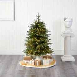 Nearly Natural Pre-Lit LED Vancouver Fir Artificial Christmas Tree Clear Lights 12 Nearly Natural Pre-Lit LED Vancouver Fir Artificial Christmas Tree Clear Lights -Outlet Xmas Decor Tree Store GUEST 3f163fd4 89fa 4c95 9a38 91f70bcc0c68