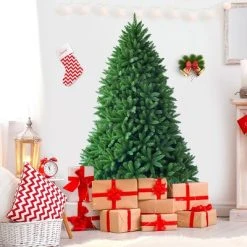 Costway 6ft Premium Hinged Artificial Christmas Fir Tree w/ 1250 Branch Tips -Outlet Xmas Decor Tree Store GUEST 3f79010f 7b19 4425 955b 2064d63916a3
