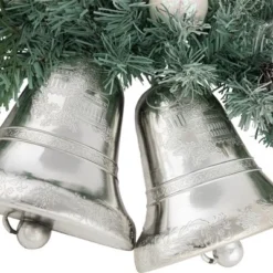 Northlight 18" Decorated Pine Artificial Christmas Swag with Silver Bells -Outlet Xmas Decor Tree Store GUEST 3fb7956c 9e9a 4317 b49b 08e4308bca57