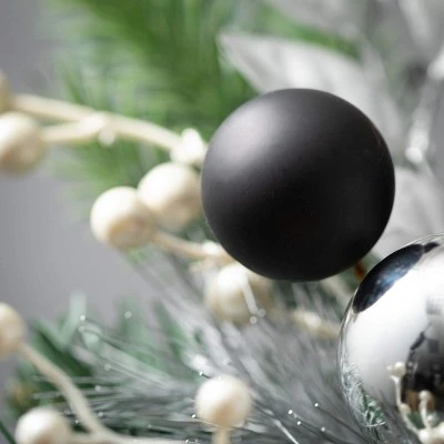 30"H Sullivans Black Ball Pine Swag, Multicolored 3 30"H Sullivans Black Ball Pine Swag, Multicolored