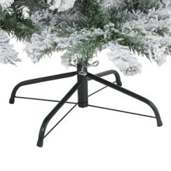 5ft Nearly Natural Pre-Lit LED Flocked Rock Springs Spruce Artificial Christmas Tree Clear Lights -Outlet Xmas Decor Tree Store GUEST 40a9a182 ab18 476c 8580 21150caab8c5