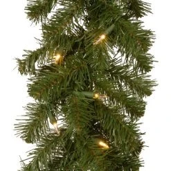 National Tree Company Pre-Lit Artificial Christmas Garland, Green, North Valley Spruce, Dual Color LED Lights, Plug In, Christmas Collection, 9 Feet 8 National Tree Company Pre-Lit Artificial Christmas Garland, Green, North Valley Spruce, Dual Color LED Lights, Plug In, Christmas Collection, 9 Feet -Outlet Xmas Decor Tree Store GUEST 41d7034d 3576 4f47 9539 9edaa86b0ca3
