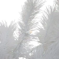 Northlight 9' x 14" Pre-Lit White Alaskan Pine Artificial Christmas Garland, Warm White LED Lights -Outlet Xmas Decor Tree Store GUEST 42cbb78a db6a 42fd 82a8 9f7b5592c8b0