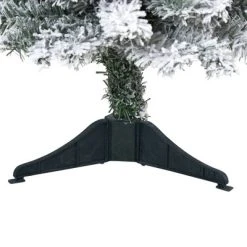 3ft Nearly Natural Pre-Lit LED Flocked Rock Springs Spruce Artificial Christmas Tree Clear Lights -Outlet Xmas Decor Tree Store GUEST 42d747c6 77a8 44b0 8e71 c663d28667f2