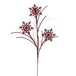 Vickerman 31" Snowflake Glitter Spray -Outlet Xmas Decor Tree Store GUEST 4472f9b1 9ead 4509 b755 a86fb833d179