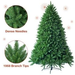 Costway 7.5ft Artificial Christmas Fir Tree 1968 Branch Tips -Outlet Xmas Decor Tree Store GUEST 44b33e6f be56 4f60 9ff1 91db99c45b37