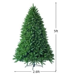 Costway 5ft Artificial Christmas Fir Tree 600 Branch Tips -Outlet Xmas Decor Tree Store GUEST 44eb3290 46e7 41d1 aa83 a4be7ccd957f