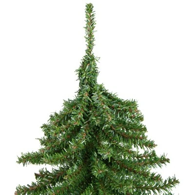 Northlight 18" Potted Downswept Mini Village Pine Medium Artificial Christmas Tree, Unlit 5 Northlight 18" Potted Downswept Mini Village Pine Medium Artificial Christmas Tree, Unlit - Image 3