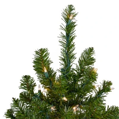 Northlight 5' Prelit Artificial Christmas Tree Medium Canadian Pine - Clear Lights 4 Northlight 5' Prelit Artificial Christmas Tree Medium Canadian Pine - Clear Lights - Image 2