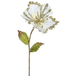 Vickerman 23" Hibiscus Aritificial Christmas Pick -Outlet Xmas Decor Tree Store GUEST 471f8fd8 f949 4b08 b08e 6b5dfd48b7e9