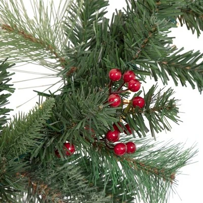 Northlight 6' x 9" Pre-Lit Decorated Pine Cone and Berries Artificial Christmas Garland 4 Northlight 6' x 9" Pre-Lit Decorated Pine Cone and Berries Artificial Christmas Garland - Image 2