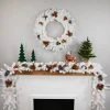 Northlight 9' x 8" Prelit Snow White Artificial Christmas Garland - Clear Lights -Outlet Xmas Decor Tree Store GUEST 47809669 55e7 4ab7 8220 5d492b02a644