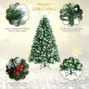 Tangkula Lifelike Christmas Pine Tree, Artificial Hinged Xmas Tree W/ Pine Needles & PVC Tips -Outlet Xmas Decor Tree Store GUEST 487fd535 ae53 45c7 be3d 59e35a067930