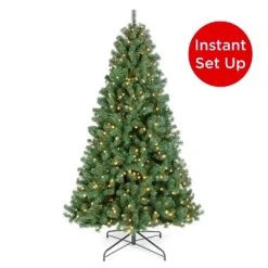 Best Choice Products 12ft Pre-Lit Instant No Fluff Artificial Spruce Christmas Tree w/ 1,250 LED Lights, 4,693 Tips -Outlet Xmas Decor Tree Store GUEST 48ce564f 7ae0 4115 a4cb bcad6234694f