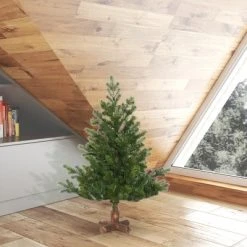 Vickerman Eagle Frasier Fir Artificial Christmas Tree with Wooden Cross Stand -Outlet Xmas Decor Tree Store GUEST 4901e0e5 99e2 49a9 8e6d f28eaf99949d