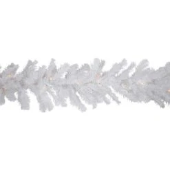 Northlight 9' x 12" Prelit Snow White Artificial Christmas Garland - Clear Lights -Outlet Xmas Decor Tree Store GUEST 4937e49a 61da 47fd 8cb1 fe63ec872edf 1