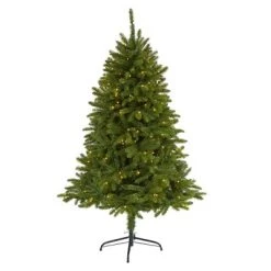 Nearly Natural Pre-Lit LED Sierra Spruce Artificial Christmas Tree Clear Lights -Outlet Xmas Decor Tree Store GUEST 49a39c9a c339 475b 9025 68a00a09793f